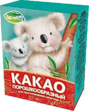 Новинка! Какао порошкообразный "ЗдравКО" коробочке!