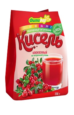 Кисель клюквенный 200 г