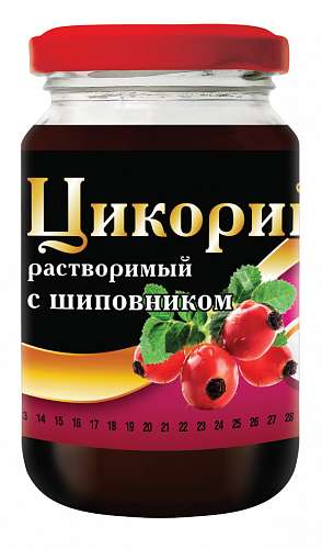 Цикорий растворимый с шиповником жидкий экстракт "Русский цикорий" 200 г