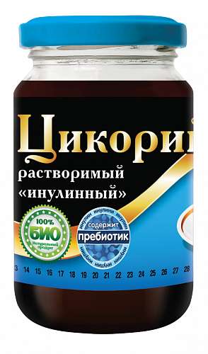 Цикорий растворимый "инулинный" с жидкий экстракт "Русский цикорий" 200 г