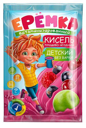 Кисель детский порционный моментального приготовления 25 г.