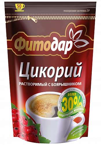 Цикорий растворимый с боярышником ЗИП "ФИТОДАР"