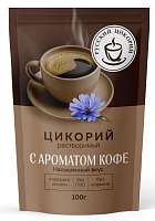 Цикорий растворимый ЗИП "Русский цикорий" с ароматом кофе 100 г