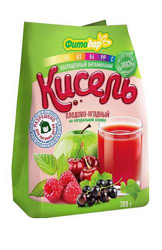 Кисель плодово-ягодный 200 г 