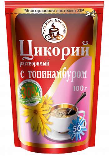 Цикорий растворимый с топинамбуром ЗИП "Русский цикорий" 