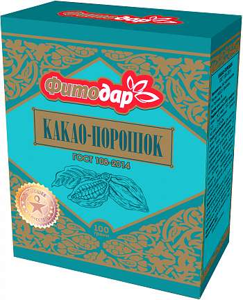 КАКАО-порошок ГОСТ в коробочке 100 г