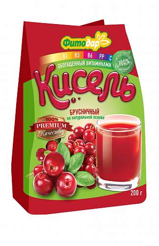 Кисель брусничный 200 г